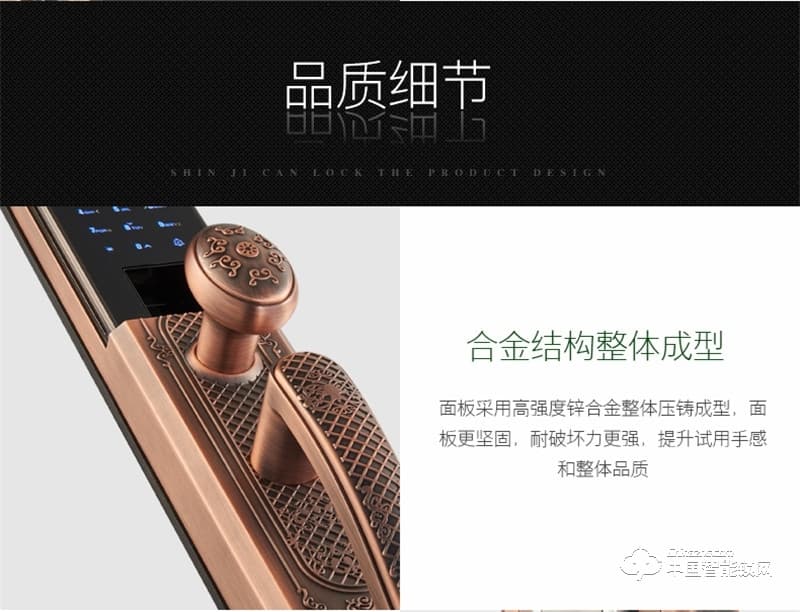 朗凯斯别墅指纹锁 L710智能锁
